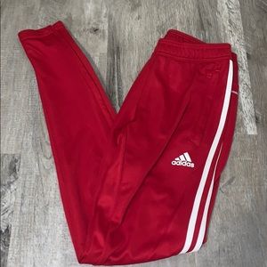 Red Adidas Track Joggers